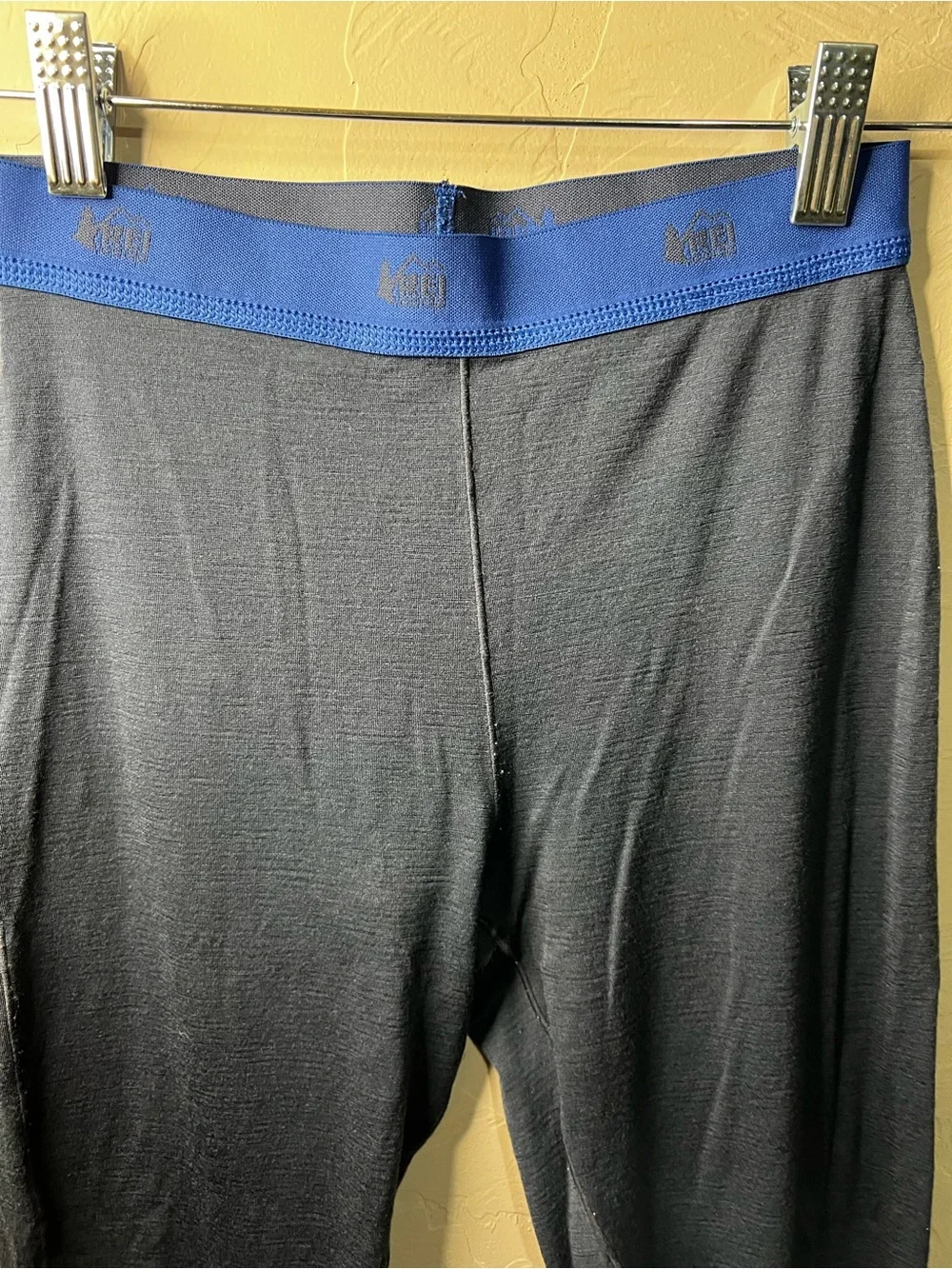 REI Co-op Boys Base Layer Performance Leggings Pants Blue Outdoor